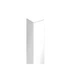 lišta rohová ochranná  PVC bílá  40/40mm 2,9m W5